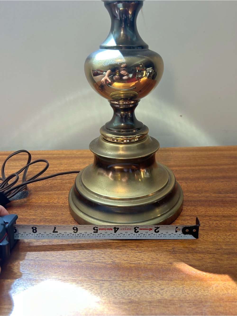 Brass? Table Lamp Base - Gold Finish